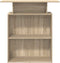 vidaXL - Receptiebalie - 100x40x104 - cm - bewerkt - hout - sonoma - eikenkleurig