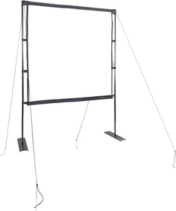 vidaXL - Projectiescherm - met - statieven - 89 - inch - 1:1