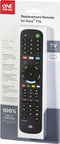 Sony URC 4912 - Afstandsbediening TV - Vervangt 1 op 1 originele afstandsbediening - 2x AAA (niet inbegrepen)