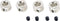 Stelring Geschikt voor as: 5 mm Buitendiameter: 10 mm Dikte: 5 mm Modelcraft 10 stuk(s)
