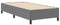 vidaXL - Bedframe - Lichtgrijs - 90x190 - cm - Corduroy - Stof