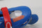Nijdam Geo Metricker - Rolschaatsen - Verstelbaar 29-32 - Blauw/Rood/Wit/Zilvergrijs