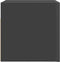 vidaXL - Tv-wandmeubel - 30,5x30x30 - cm - grijs
