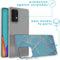 iMoshion Hoesje Geschikt voor Samsung Galaxy A52 (4G) / A52s / A52 (5G) Hoesje Siliconen - iMoshion Design hoesje - Blauw / Meerkleurig / Goud / Blue Graphic