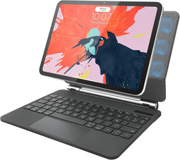 HL128S Tecaldo voor iPad Air4/5/6, iPad Pro/11, magnetisch, zwevend, trackpad-design, met 7-kleuren