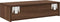 vidaXL - Wandschap - met - lades - 60x26,5x15 - cm - bewerkt - hout - bruin - eikenkleur
