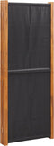 vidaXL - Kamerscherm - met - 4 - panelen - 280x180 - cm - zwart