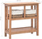 vidaXL - Wandtafel - 69x28x70 - cm - massief - mahoniehout