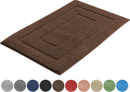 AKSA Home® Badmat 50x80 cm - Douchemat antislip - Badmat antislip - Badkamermat - Bruin