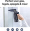 Samako CrystalClear - Elektrische Raamwisser - 3-in-1 met Sprayfunctie - Blauw