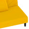 vidaXL - Slaapbank - 2-zits - met - 2 - kussens - fluweel - geel