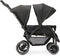 Deryan Elena - Luxe dubbele buggy - Compact lichtgewicht - Zwart