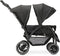 Deryan Elena - Luxe dubbele buggy - Compact en lichtgewicht - Zwart