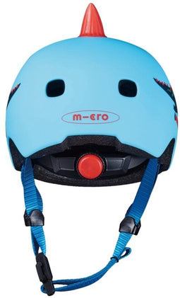 Micro - Scootersaurus - Fietskapsel - 3D-dino - Blauw - M (ac2095bx)