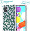 iMoshion Hoesje Geschikt voor Samsung Galaxy A71 Hoesje Met Koord - iMoshion Design Hoesje met Koord - Groen / Transparant / Panther Illustration Transparent