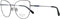 Gant GA4141 56014 bril zonder sterke - Dames - Grijs