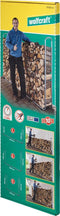 wolfcraft - Brandhoutrek - Verstelbare Houtopslag - Houtrek - Brandhoutrek binnen en buiten - haardhoutrek - brandhout opslag - 5125000 - 10 JAAR GARANTIE
