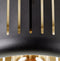 Brilliant Tyas - Plafondlamp - E27 max 1x60W - Zwart/Goud
