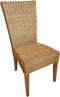 SVJ Eetkamerstoel Rechthoekig - 60 x 48 x 98 cm - Rotan - Lichtbruin