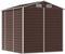 vidaXL - Tuinschuur - 191x215x198 - cm - gegalvaniseerd - staal - bruin