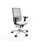 Piqueras y Crespo 2D086N0 - Bureaustoel - Verstelbare hoogte met armleuning - Wit
