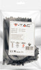 V-TAC Nylon Kabelbinder - 2,5x100mm - Zwart - 100 stuks/verpakking