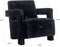 Richmond Fauteuil Devanto black chenille (Bergen 809 black chenille)