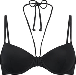 Hunkemöller Luxe Dames Bikinitopje - Spaghetti bandje - Zwart - Maat D90