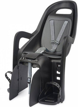 Polisport Groovy CFS - Fietsstoeltje Achter - Ergonomisch ontwerp - Zwart/Grijs