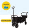 BRASQ Bolderkar Deluxe - Opvouwbaar - 108L inhoud - Tot 100 kg draagvermogen - Zwart