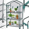 tectake® - Broeikas Hobbykas - 3 planken - 69x49x133 cm