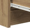 vidaXL - Dressoir - 60x35x98,5 - cm - bewerkt - hout - artisanaal - eikenkleur