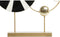 Decoratieve figuren DKD Home Decor Zwart Gouden Metaal Modern (62 x 9 x 61,6 cm)