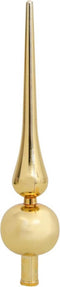 vidaXL - Kunstkerstboom - met - verlichting - en - kerstballen - 210 - cm - PET - goud