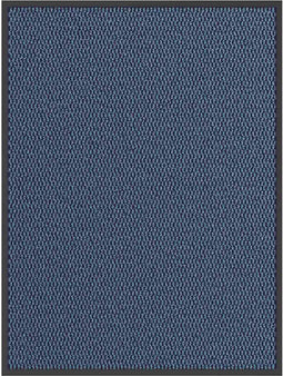 vidaXL - Deurmat - 90x120 - cm - blauw