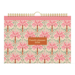 Lannoo Agenda (2026) - Familiekalender - 310x220cm - Exotic Palms All Over