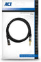 ACT AC3617 - Audio Verlengkabel 3.5mm jack male - female - 5 meter - Zwart