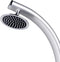 vidaXL Buitendouche met bruine basis 220 cm aluminium