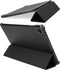 Selencia Tablet Hoes Geschikt voor Samsung Galaxy Tab S6 Lite (2022) / Tab S6 Lite - Selencia Nuria Vegan Lederen Trifold Bookcase - Zwart