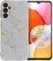 imoshion Hoesje Geschikt voor Samsung Galaxy A14 (5G) / A14 (4G) Hoesje Siliconen - imoshion Design hoesje - Meerkleurig / White Marble