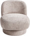 AYLO - Fauteuil - Beige - Bouclé