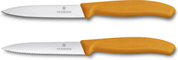 Victorinox SwissClassic Officemes - 2 Stuks: Glad en Kartel - Oranje