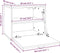 vidaXL - Wandkast - 40x30x35 - cm - massief - grenenhout - grijs