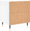 vidaXL - Nachtkastje - 40x35x47,5 - cm - bewerkt - hout - wit