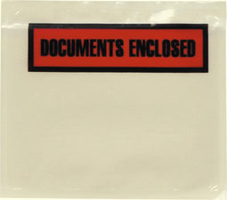 Paklijstenvelop Dokulops C7, ft 100 x 113 mm, doos van 1000 stuks, tekst: documents enclosed
