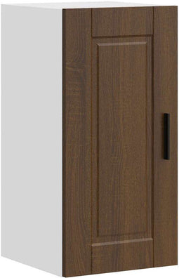 vidaXL - Keukenwandkast - Porto - bewerkt - hout - bruin - eikenkleur