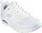 Skechers Uno - Retro One Heren Sneakers - Maat 45 - White
