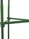 vidaXL - Tomatenkooien - met - plantenzak - 8 - st - 116 - cm - staal - en - polypropeen