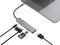 Conceptronic DONN02G - USB Hub - 4 poorten HDMI USB-C USB 3.2 - Aluminium