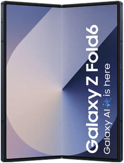 Samsung Galaxy Z Fold6 - Smartphone - Snapdragon 8 Gen 3 - 256GB opslag - Blauw